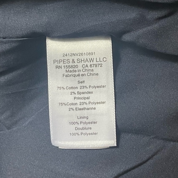 NEW VERONICA BEARD Jessup Denim Vest Dark Oxford Blue Denim {$478} Sz 10 - Picture 14 of 15